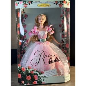 New Rose Barbie Fashion Doll Mattel 1999 Collector Edition 22337 First In a Seri